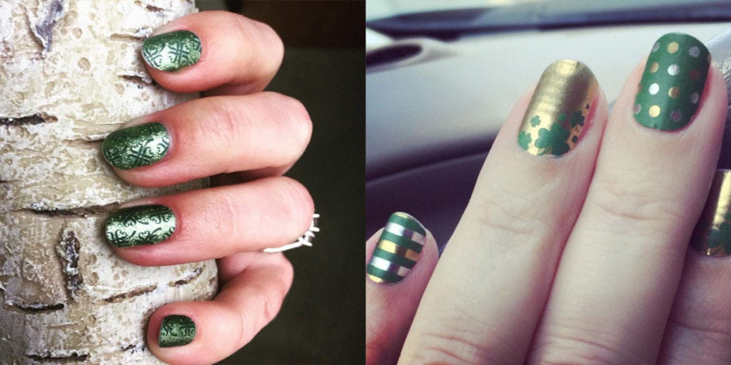 La nail art di San Patrizio ti porta fortuna 24 ispirazioni in verde e con i quadrifogli